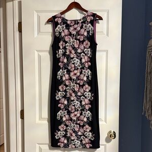 White House Black Market Floral Midi Dress